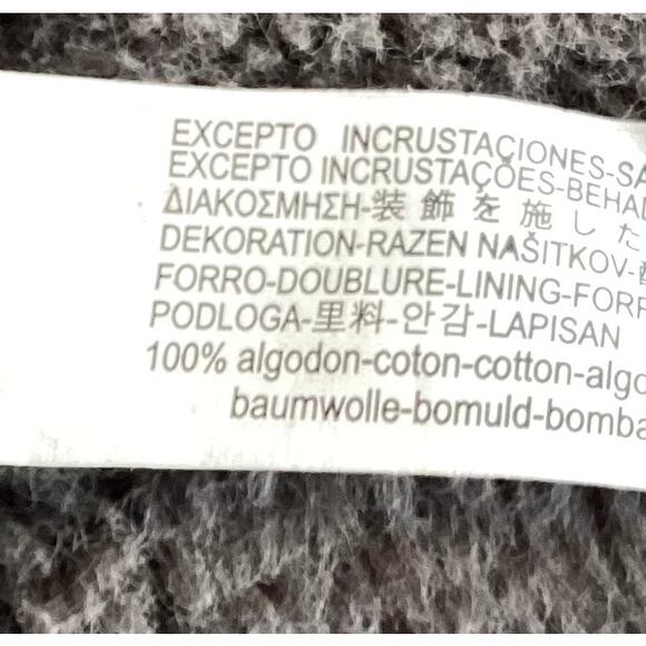 Zara Women's Boho Floral Embroidered Mesh Tulle Blouse Top Black Size Small - Picture 10 of 10